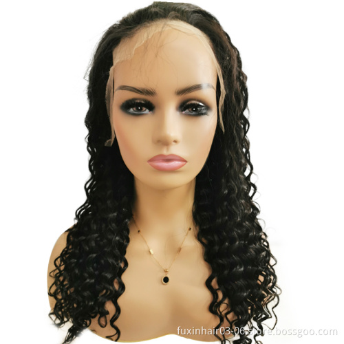Vendors For Frontal Wigs Hundred Percent Mink Lace Front Wig Water Wave Vietnamese Aligned Cuticle Virgin Hair Hd Human Hair Wig